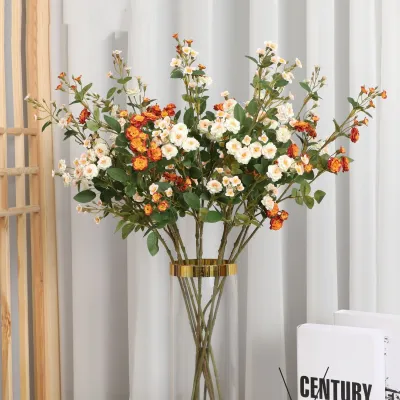 Artificial Flowers European Style Multi Head Small Rose Ornaments