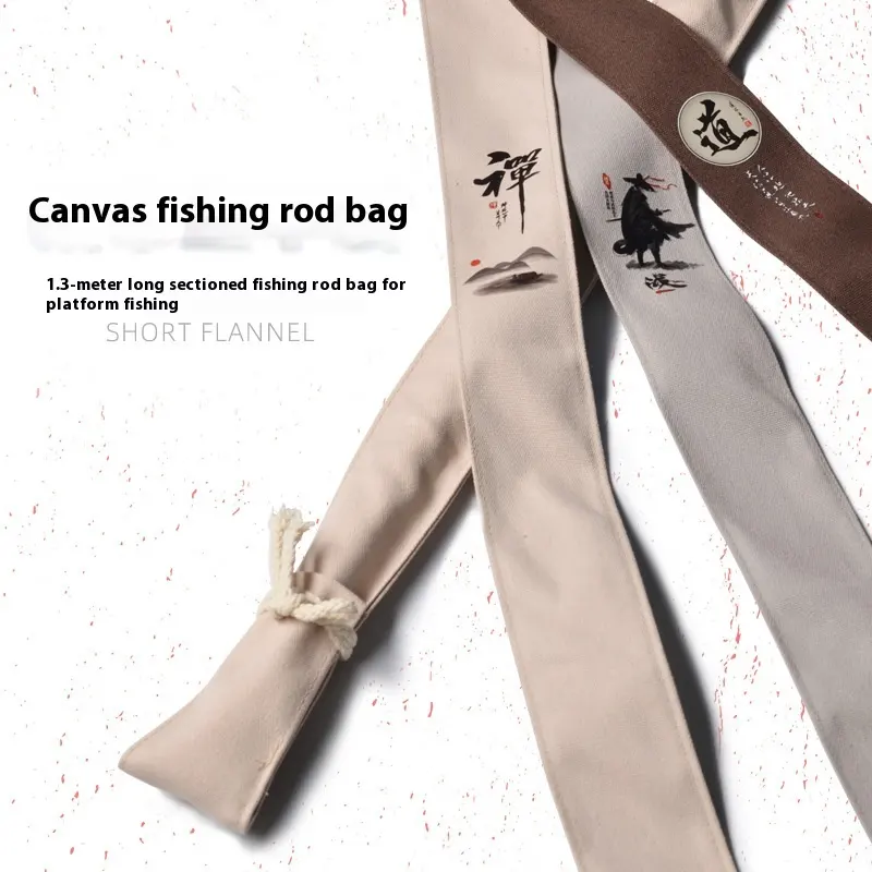 13 M Canvas Fishing Rod Sub-protective Bag
