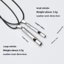 Large Whistle Leather Rope