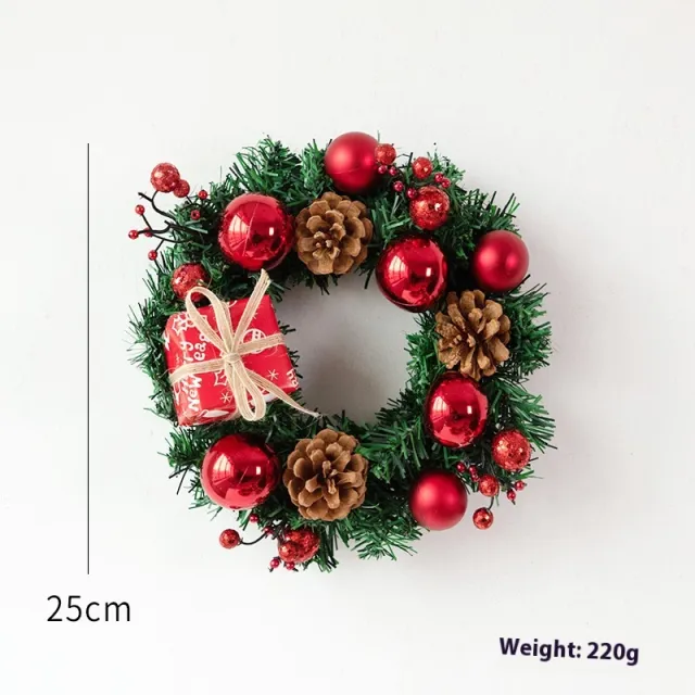 Gift Pack Ring Door Hanging Vine Ring Diy Decorative Rattan Christmas Decorations Red Gift Bag - Shop at LoveMi