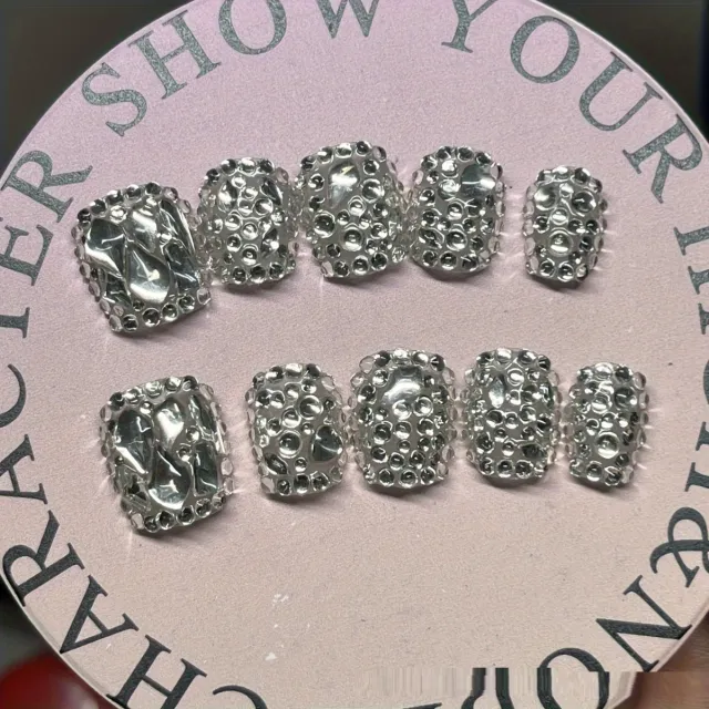 Handmade Everyday Style Removable Nail Tip Patch Short - Shop at LoveMi