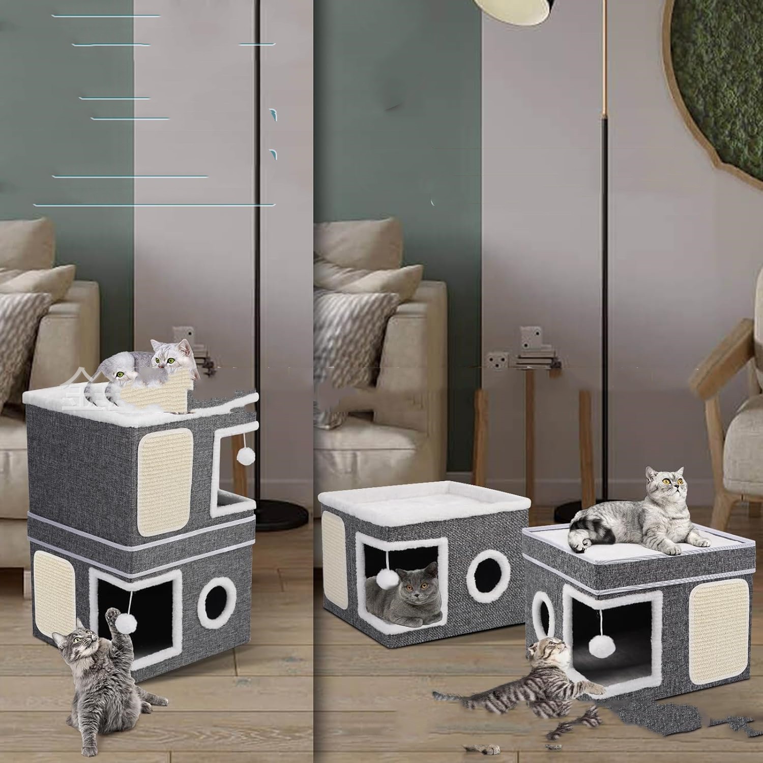 Cat Nest Three-layer Right Angle Foldable Four Seasons Universal
