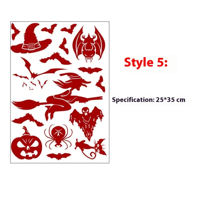 Hot Blood Handprint Wall Sticker Decoration 5Style - Shop at LoveMi