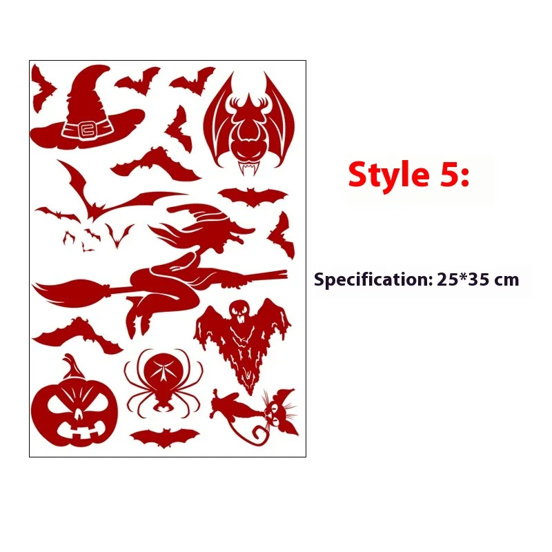 Hot Blood Handprint Wall Sticker Decoration - 5Style