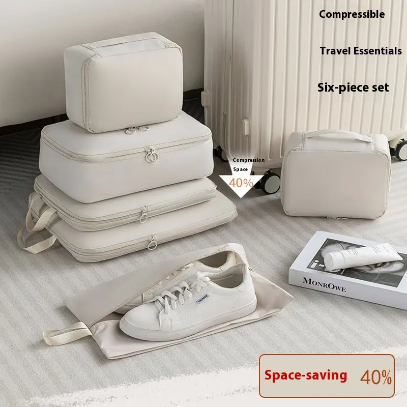Travel Buggy Bag Memory Cloth Six-piece Compressed