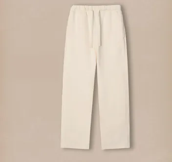 Pure Color All matching Velvet Padded Loose Casual Pants Beige - Shop at LoveMi