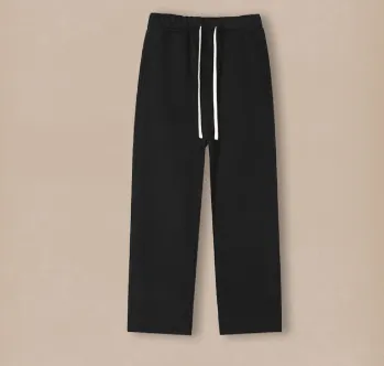 Pure Color All matching Velvet Padded Loose Casual Pants Black - Shop at LoveMi