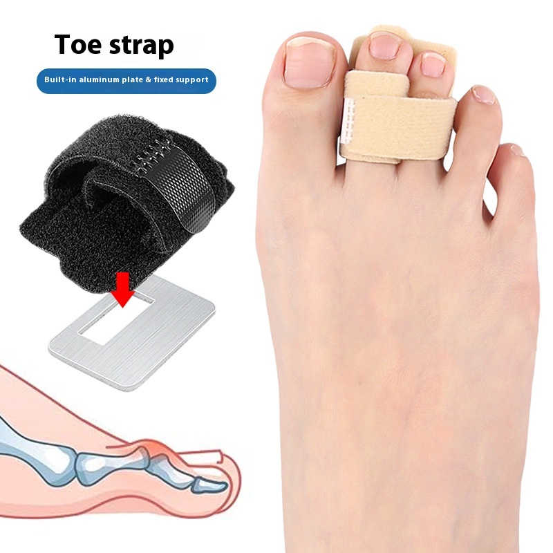 Toe Fixing Band Adjustable Aluminum Plate Stable Support Auxiliary