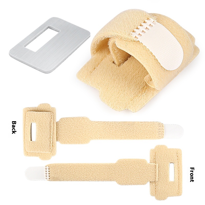 Toe Fixing Band Adjustable Aluminum Plate Stable Support Auxiliary