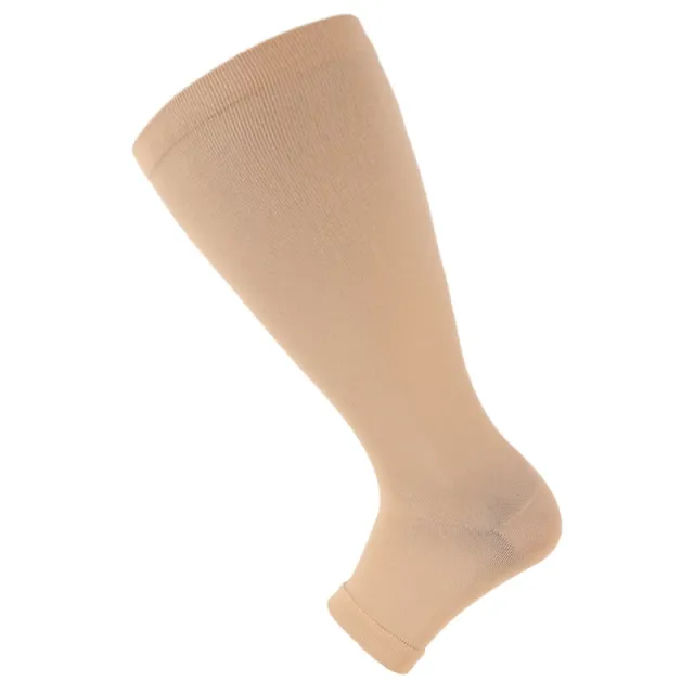 Women's Plus Size Sports Breathable Toe baring Socks Skin Color - Shop at LoveMi