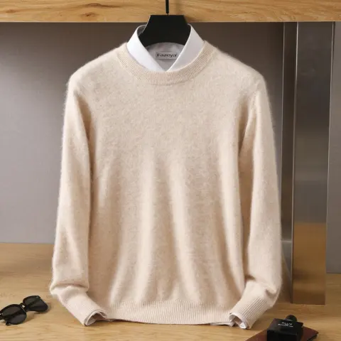 Thermal Head Cover Knit a Sweater Autumn and Winter
