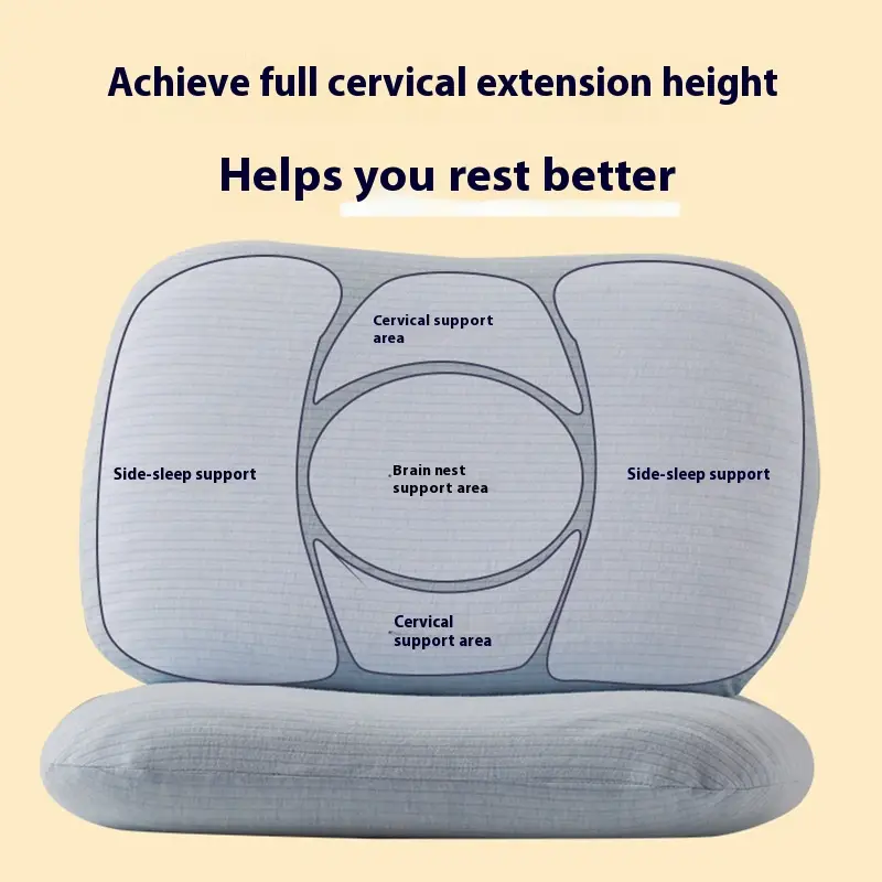 Natural Latex Pillow Pressueless Rebound Neck Pillow Insert