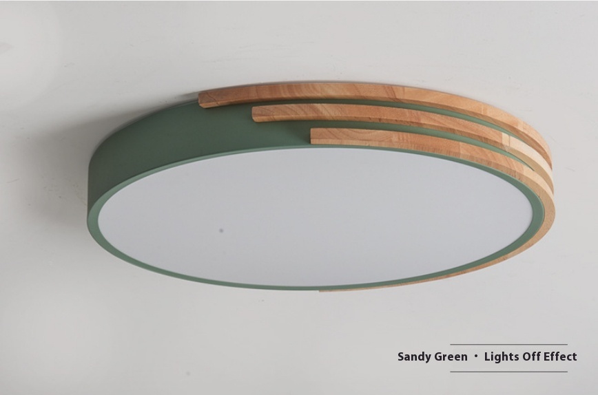 Simple Macaron Lamp Bedroom Led Ceiling Lamp - Image 7