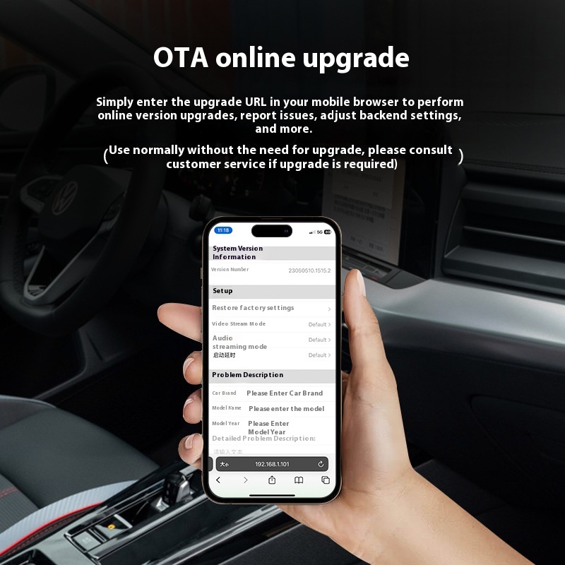 Wired To Wireless Carplay Box Android Auto Car Machine Interconnection Box