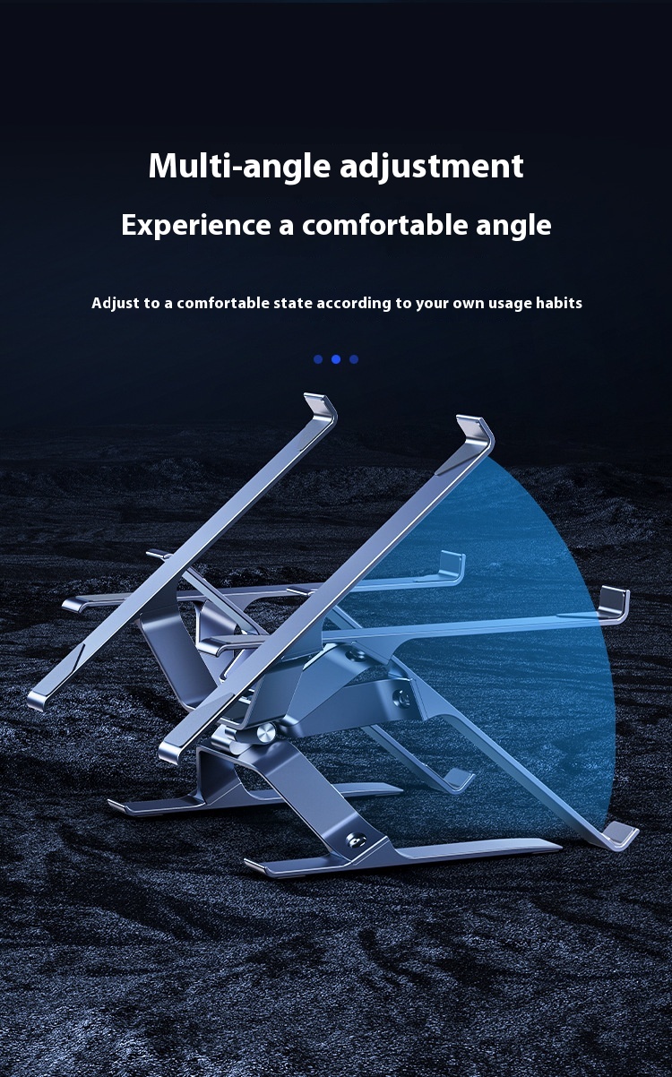 Notebook Stand Adjustable Desktop Heat Dissipation Aluminum Alloy Computer Bracket 4