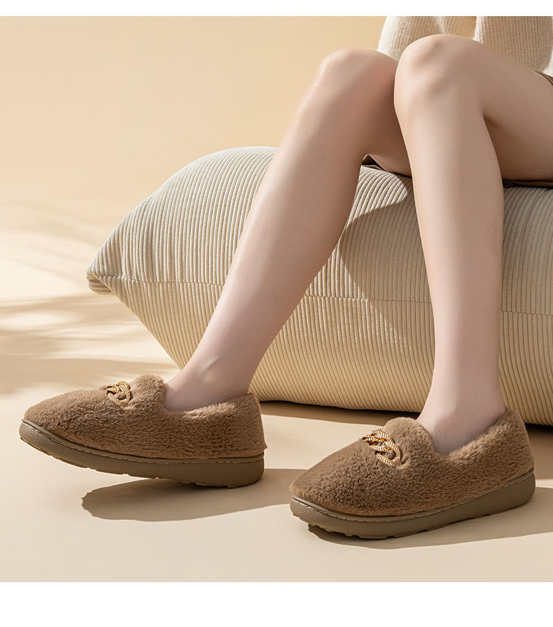 Zapatos mullidos planos para mujer a juego