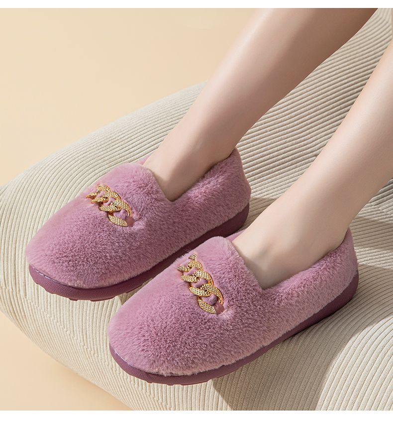 Zapatos mullidos planos para mujer a juego