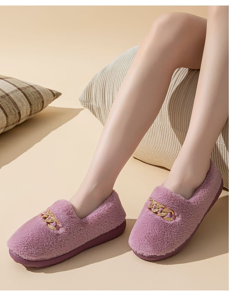 Zapatos mullidos planos para mujer a juego