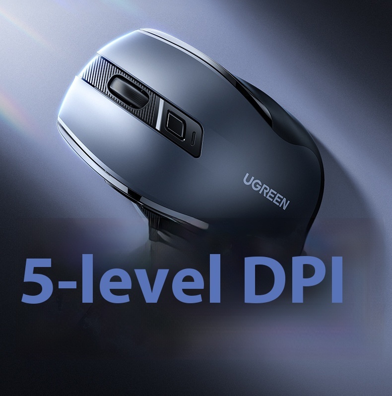 Wireless Bluetooth Mute Size Flashlight Dual-mode Ergonomic Laptop Office Mouse - Image 3