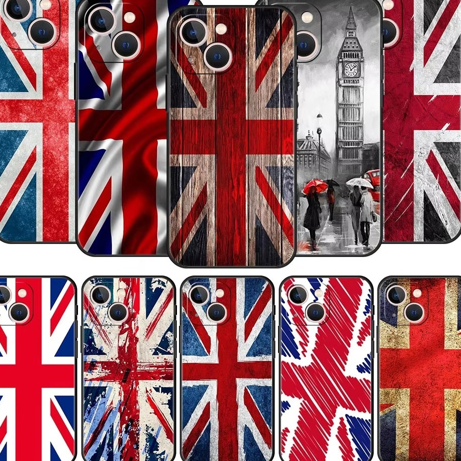 Applicable To Fashion Painted Flags Phone Case