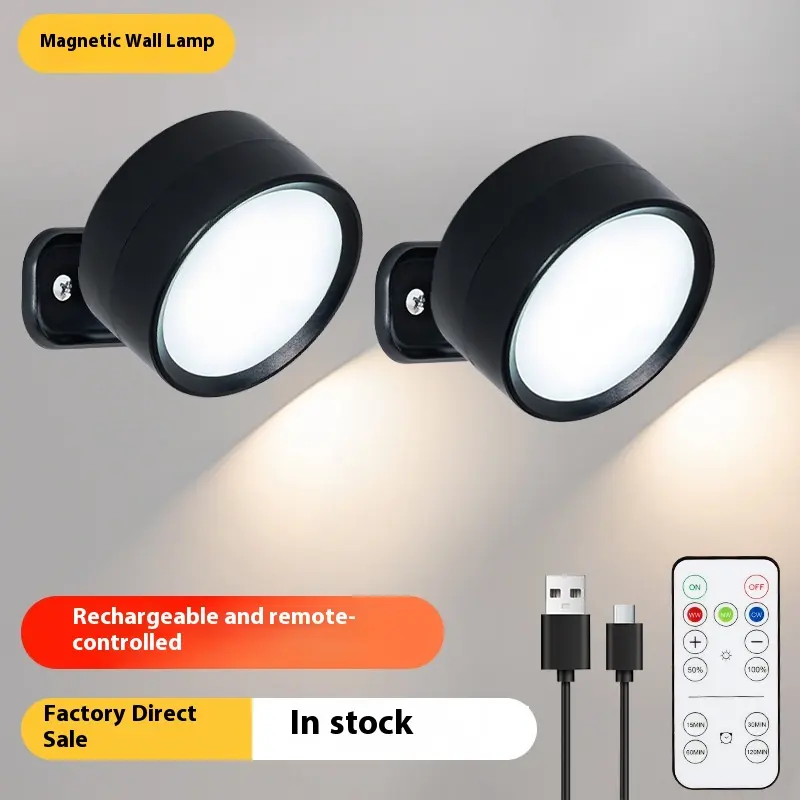 Bedside Reading Charging Portable Touch Adjustment Small