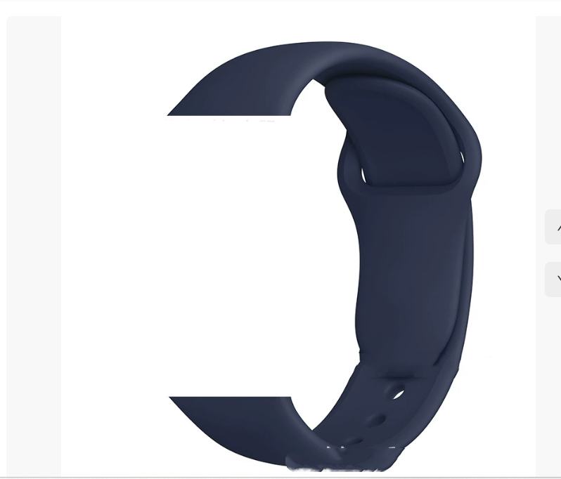 Silicone Strap Smart Watch Wristband Navy Blue - Shop at LoveMi