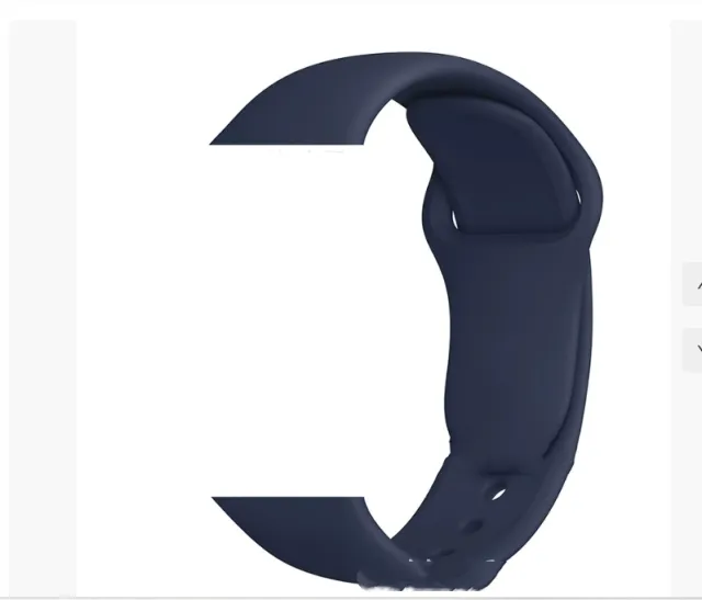 Silicone Strap Smart Watch Wristband Navy Blue - Shop at LoveMi
