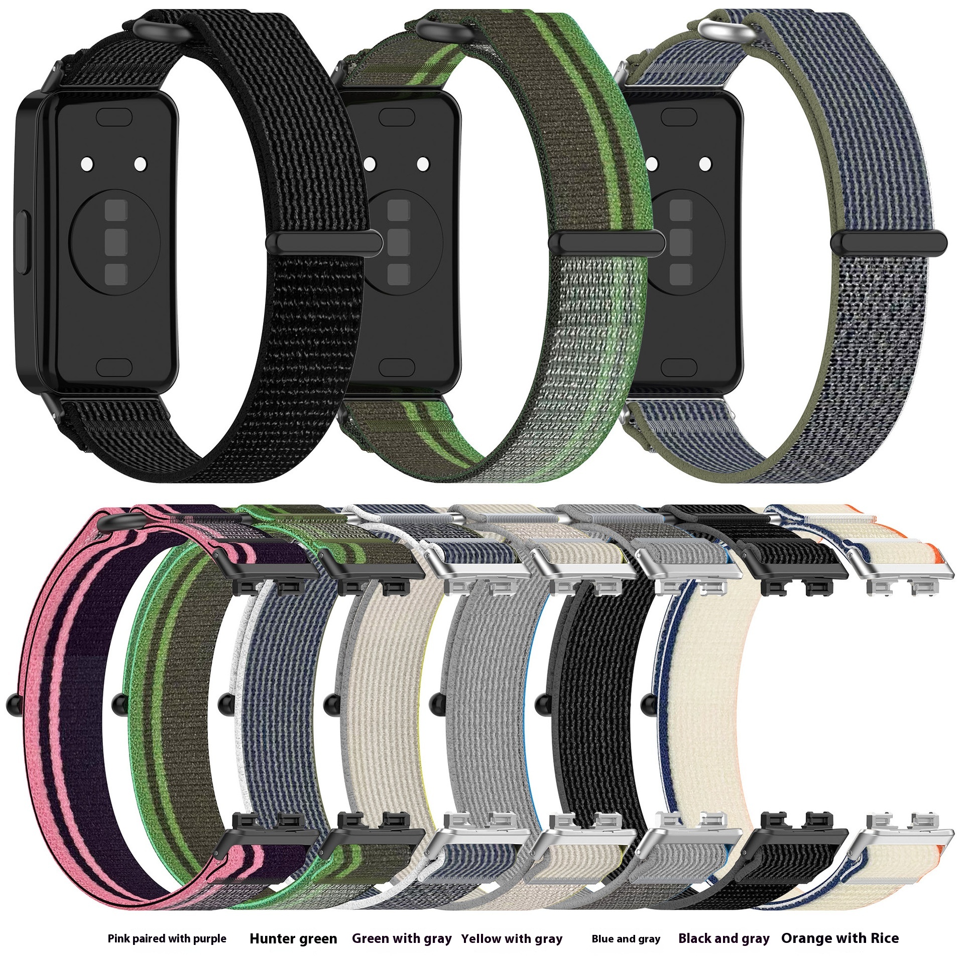 Braided Loop Band8 Nylon Watchband