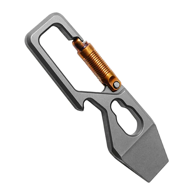 Mini Titanium Alloy Crowbar Keychain Pendant EDC Portable Delivery Tool Bottle Opener Normal - Shop at LoveMi