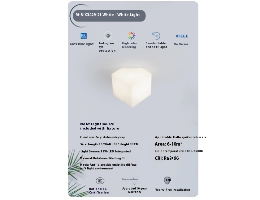 Cheese Cube Chandelier Modern Minimalist Creative