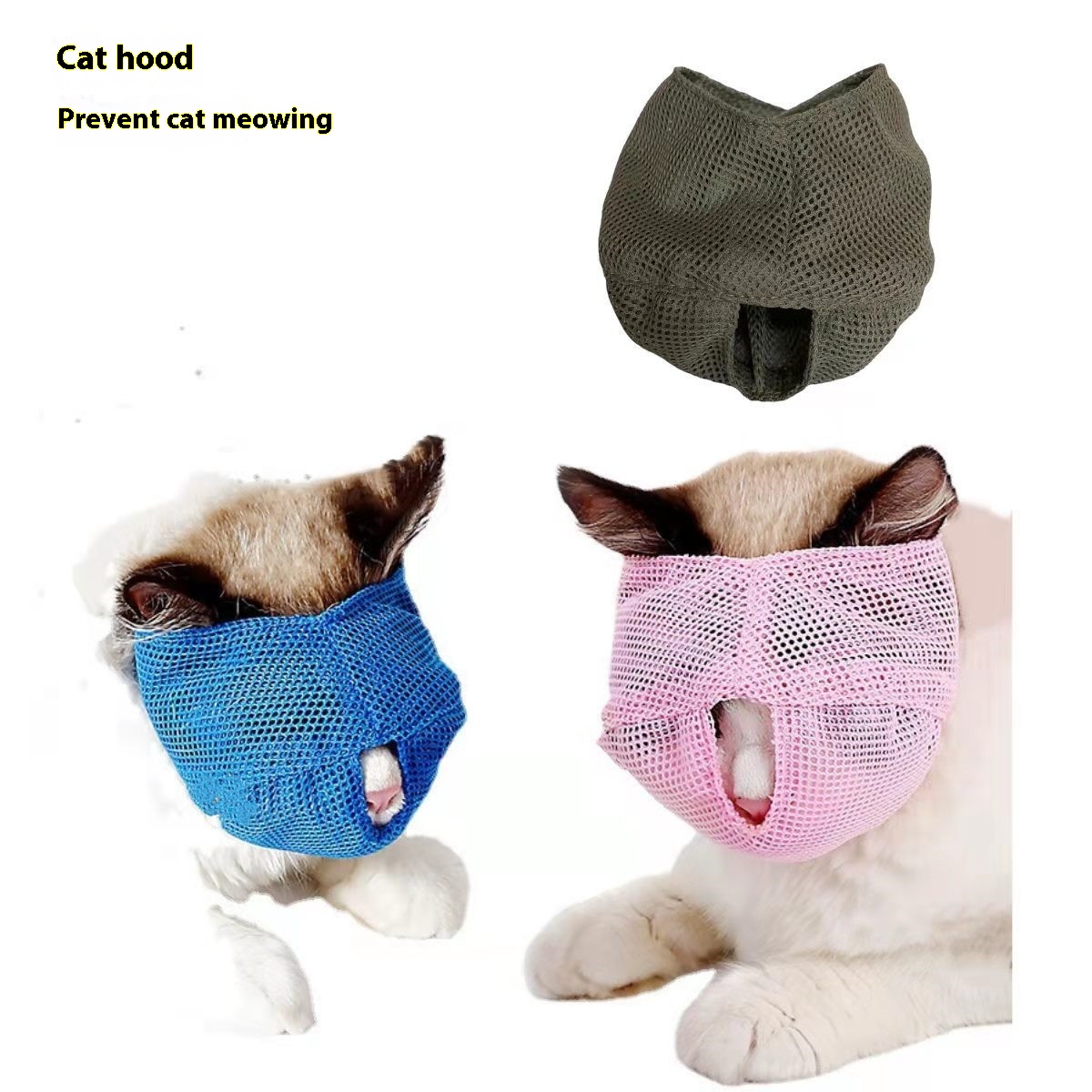 Multifunctional Anti-bite Anti-licking Anti-eating Cat Muzzle