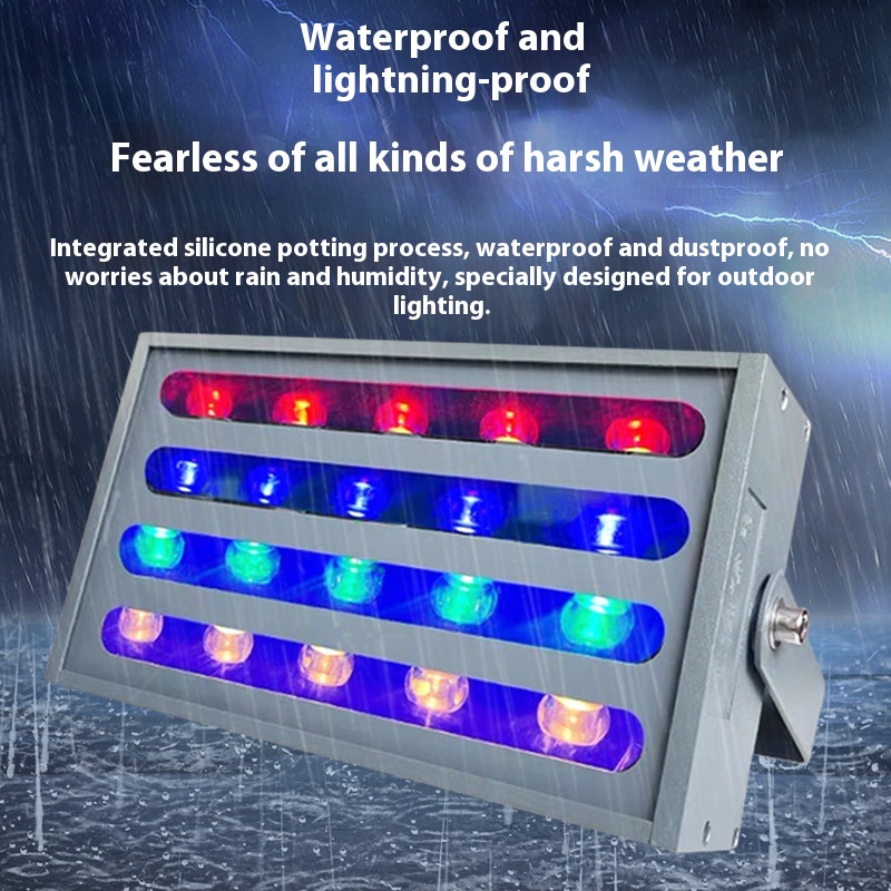 LED Rainbow Tree Lamp Outdoor Waterproof Color Projection