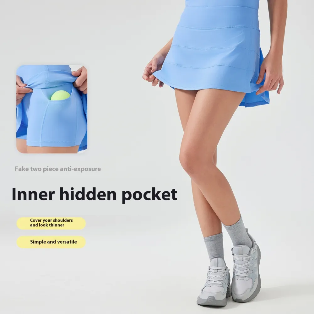 Women's Sports Short Skirt Anti-exposure Slimming Cover