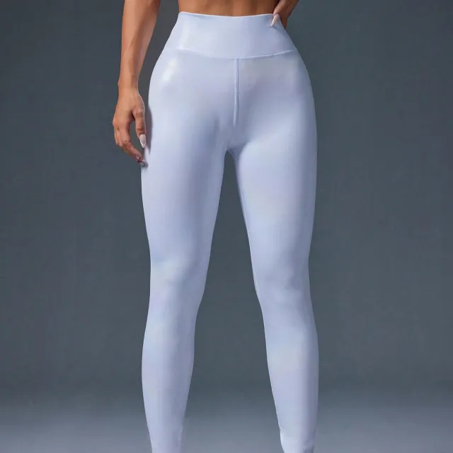 Bronzing Yoga Pants Women's High Waist Hip Lift Sun Protection White Colorful - Shop at LoveMi