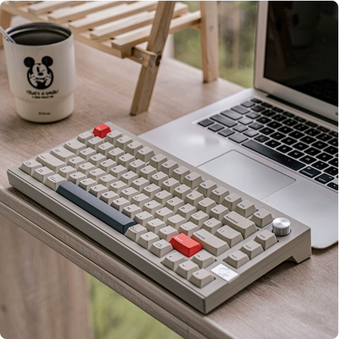 Chidu V75 Aluminum Tuo Mechanical Keyboard Bluetooth Wireless - Image 3