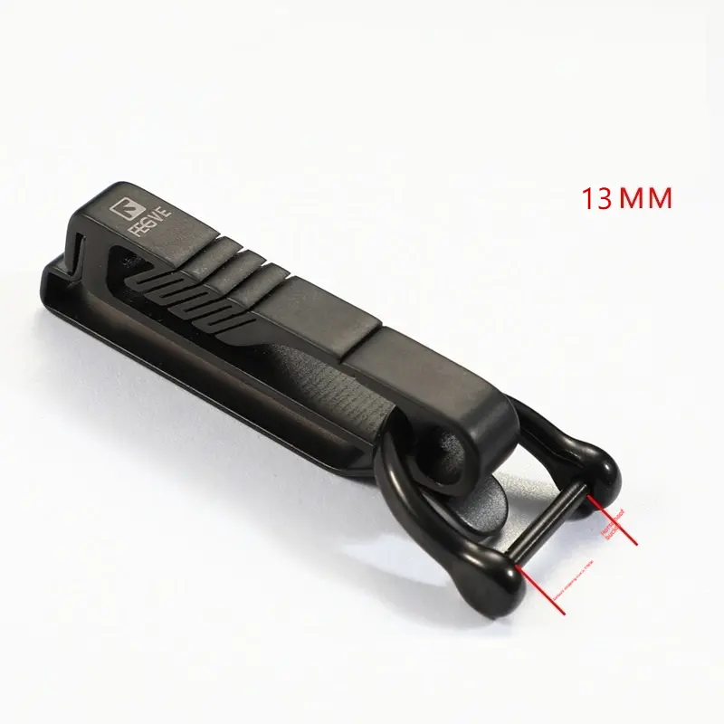 Titanium Alloy Key Ring Pendant Wear Belt Integrated Personality Creative Ring