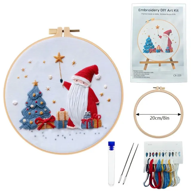 T Santa Claus Gift Embroidery Material English Cx 223 - Shop at LoveMi