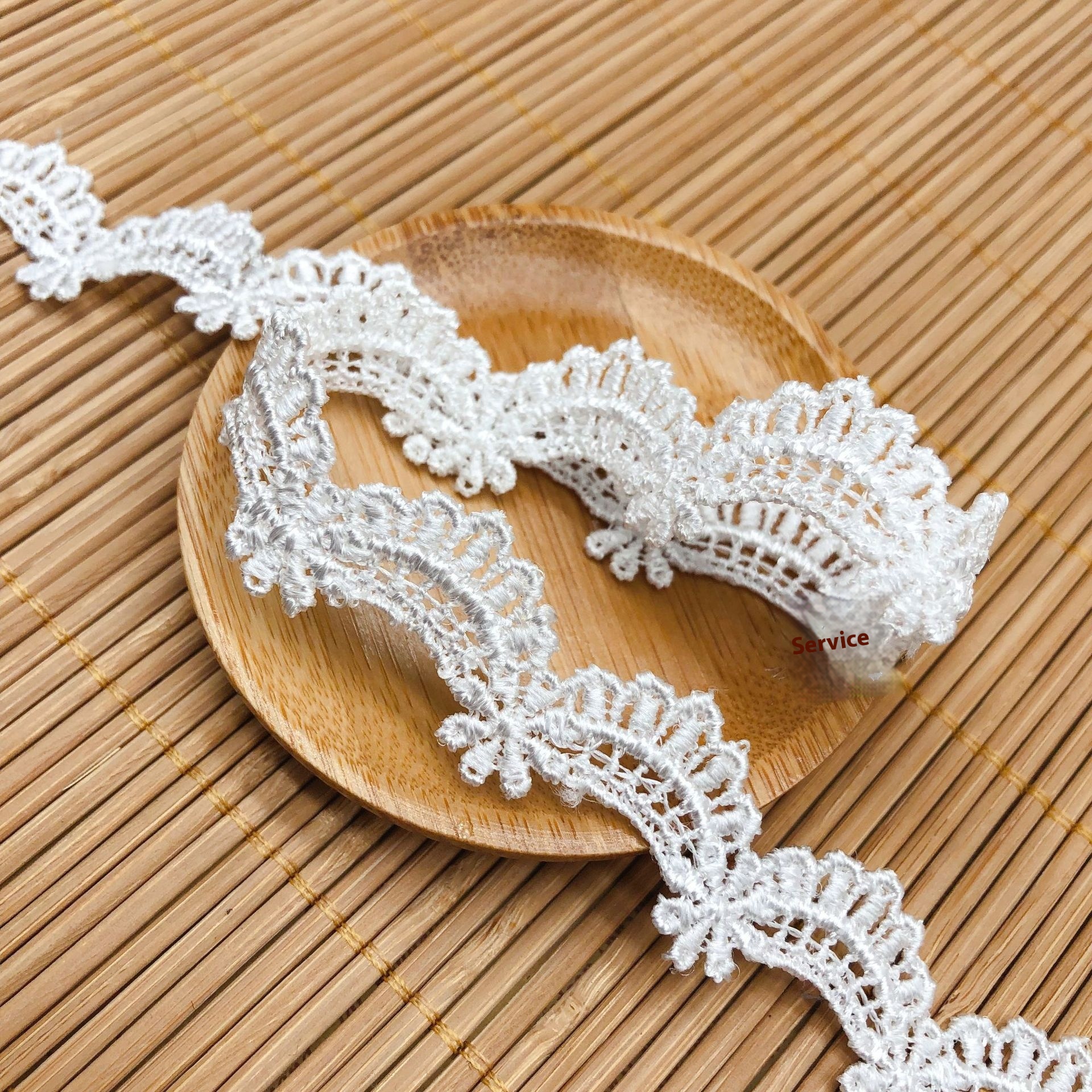 Small Lace Wave Polyester Silk Skirt Wedding Underwear Accessories Lace