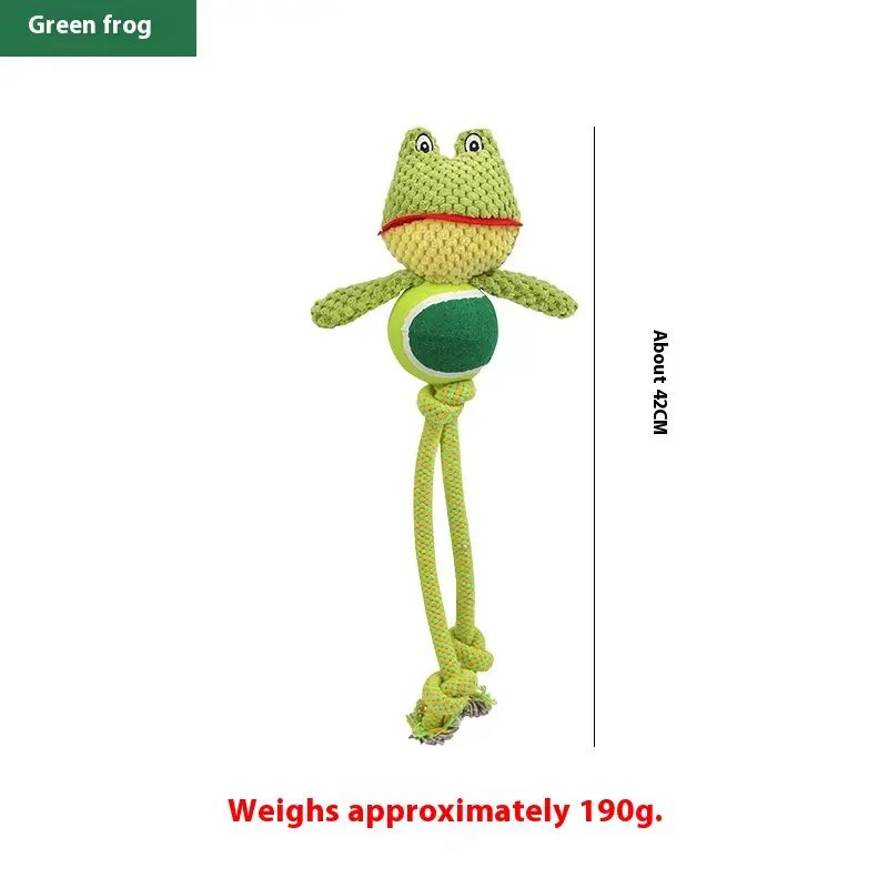 Cotton String Dog Toy Interactive Biting Dog Toy