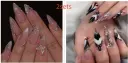 Butterfly Nail Sticker Hot Girl Cat Eye Diamond Wearing Armor view 5