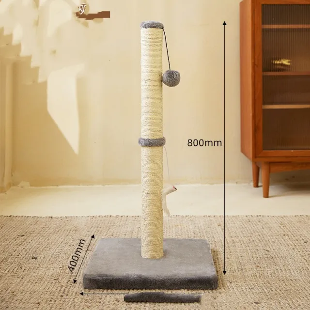 Sisal Type Grinding Claw Vertical Medium And Small Cat Climbing Frame Grey - Shop at LoveMi