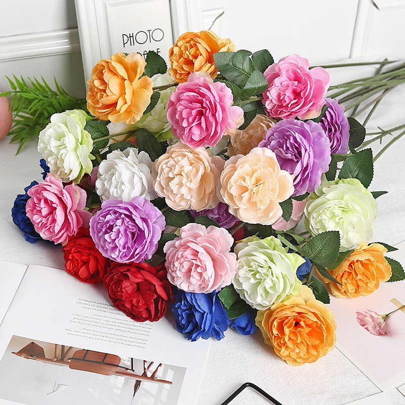 Santouyang Peony Wedding Decoration Cloth Floor Artificial Flower