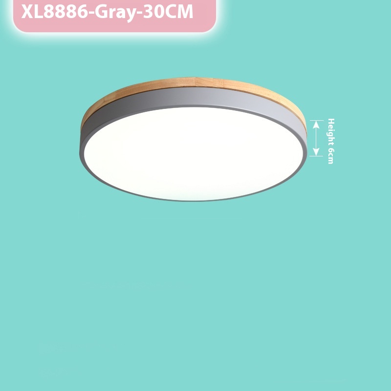 Macaron Round Bedroom Simple Study Living Room Ceiling Lamp