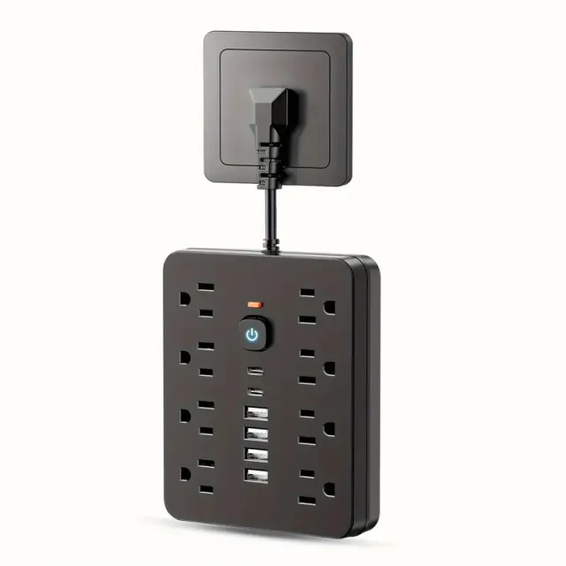 American Standard 14 in 1 Multi functional Power Strip Household Black - Shop at LoveMi
