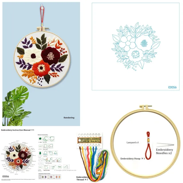 Royal Embroidery Cross Stitch Animal And Lucky Tree Simulation Simplicity Flowers - Shop at LoveMi