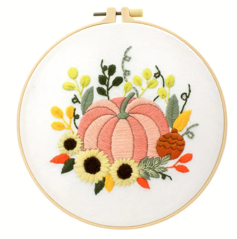 Handmade Embroidery New Flower And Grass Material Package Three-dimensional Flower Butterfly Plant