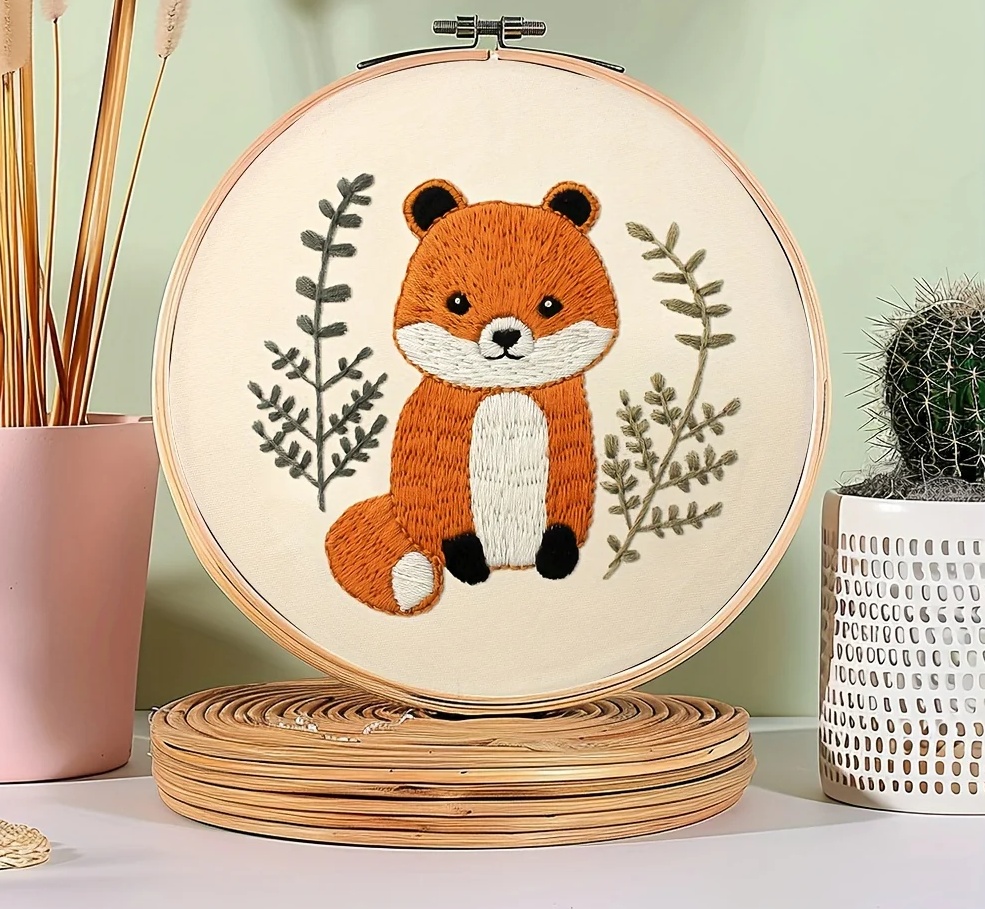 Handmade Embroidery New Flower And Grass Material Package Three-dimensional Flower Butterfly Plant