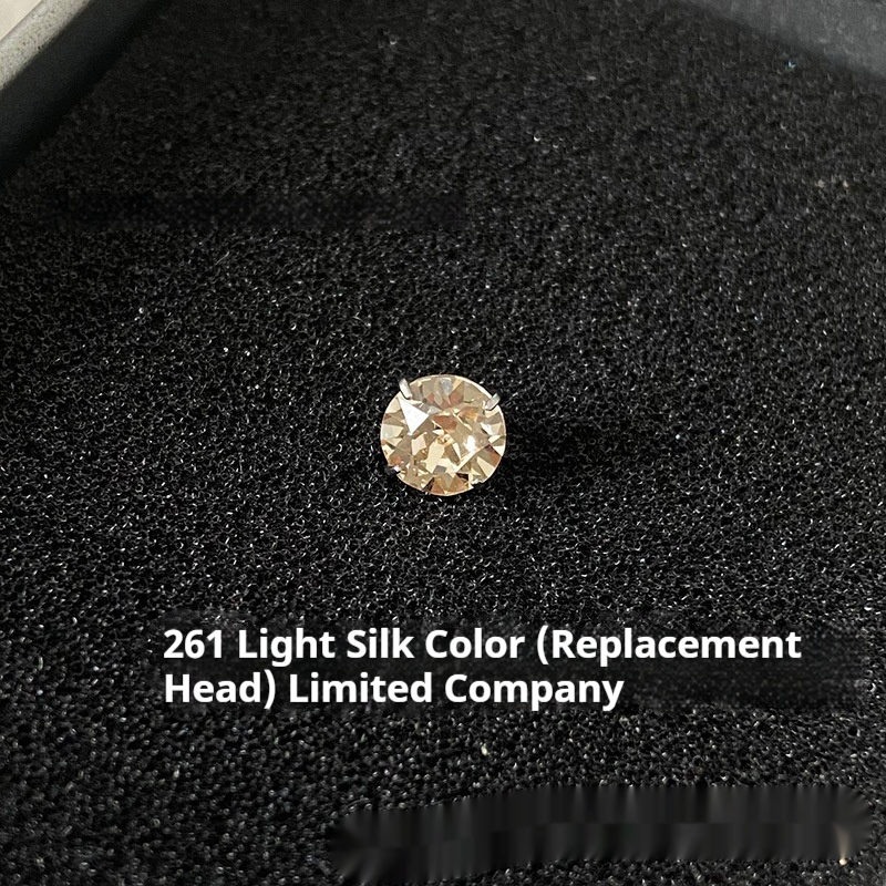 Titanium Steel 09 Teeth 4 Claws Inlaid Ear Studs Replacement Single Head