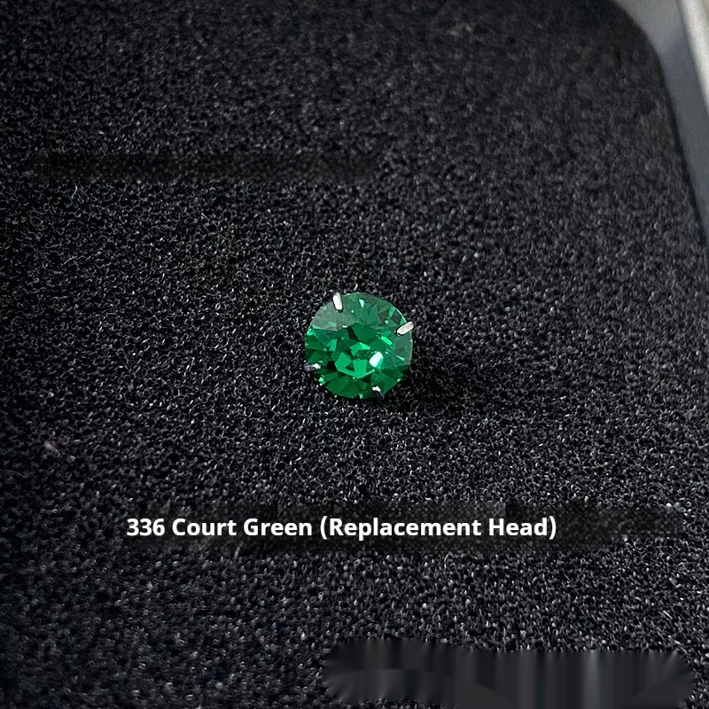 Titanium Steel 09 Teeth 4 Claws Inlaid Ear Studs Replacement Single Head