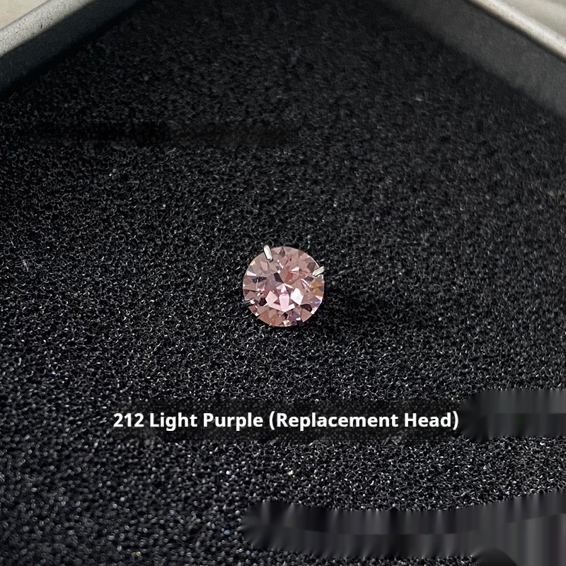 Titanium Steel 09 Teeth 4 Claws Inlaid Ear Studs Replacement Single Head